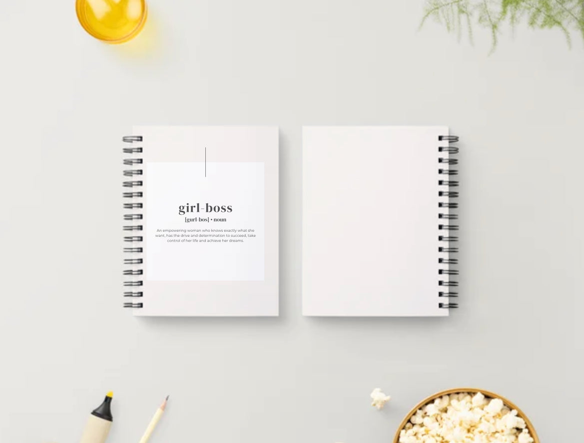 Girl boss notebook