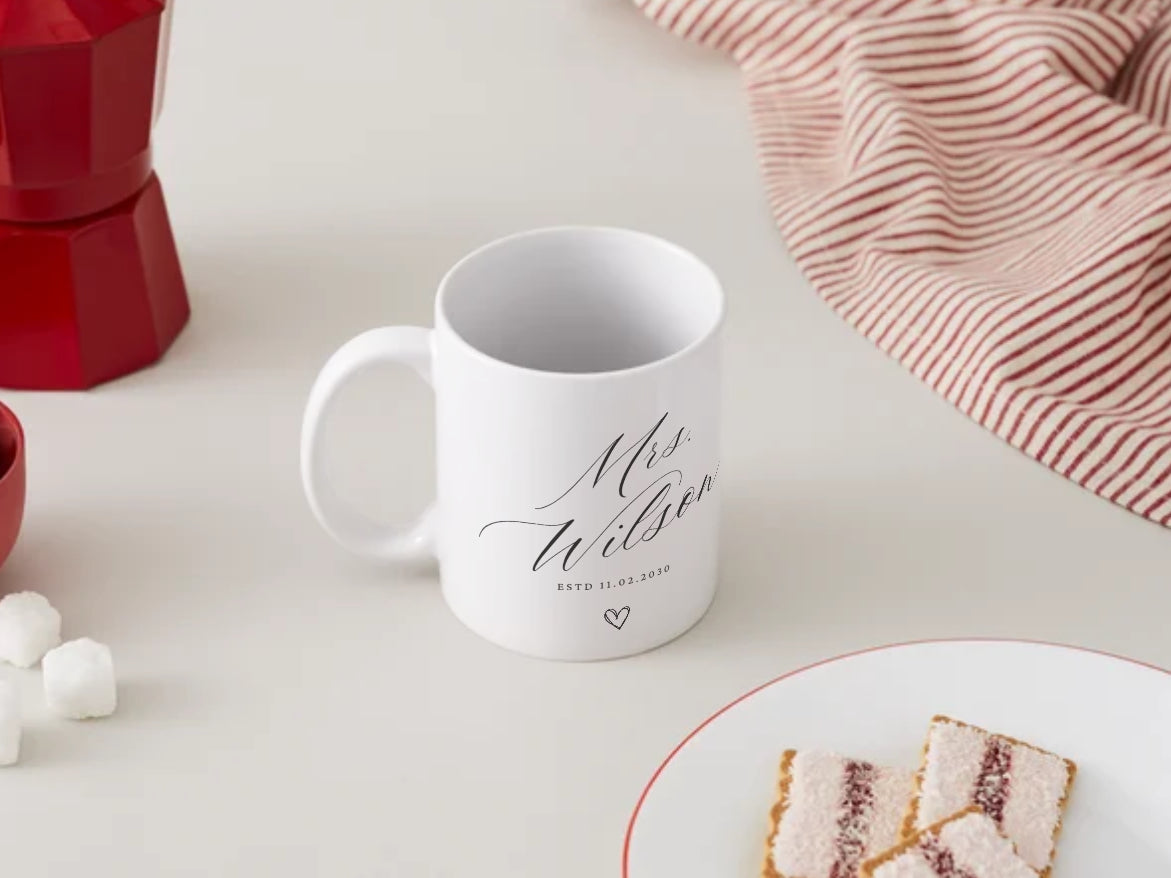 Custom Mrs mug